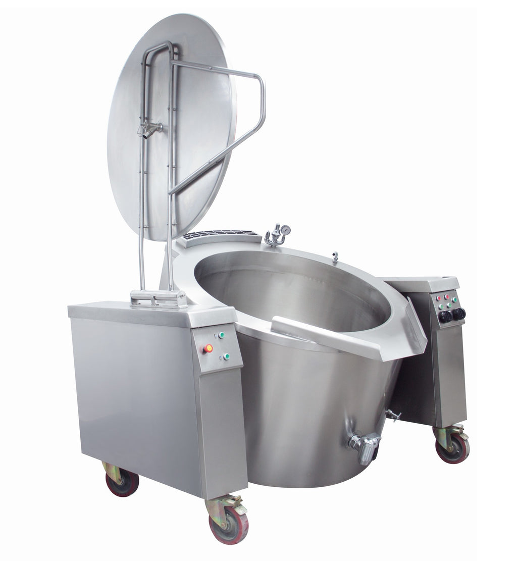 Marmite basculante - 160 L - indirect - électrique - 400V