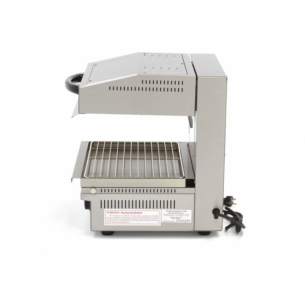 Salamandre grill - 44 x 32 cm - 2800W - avec élévateur