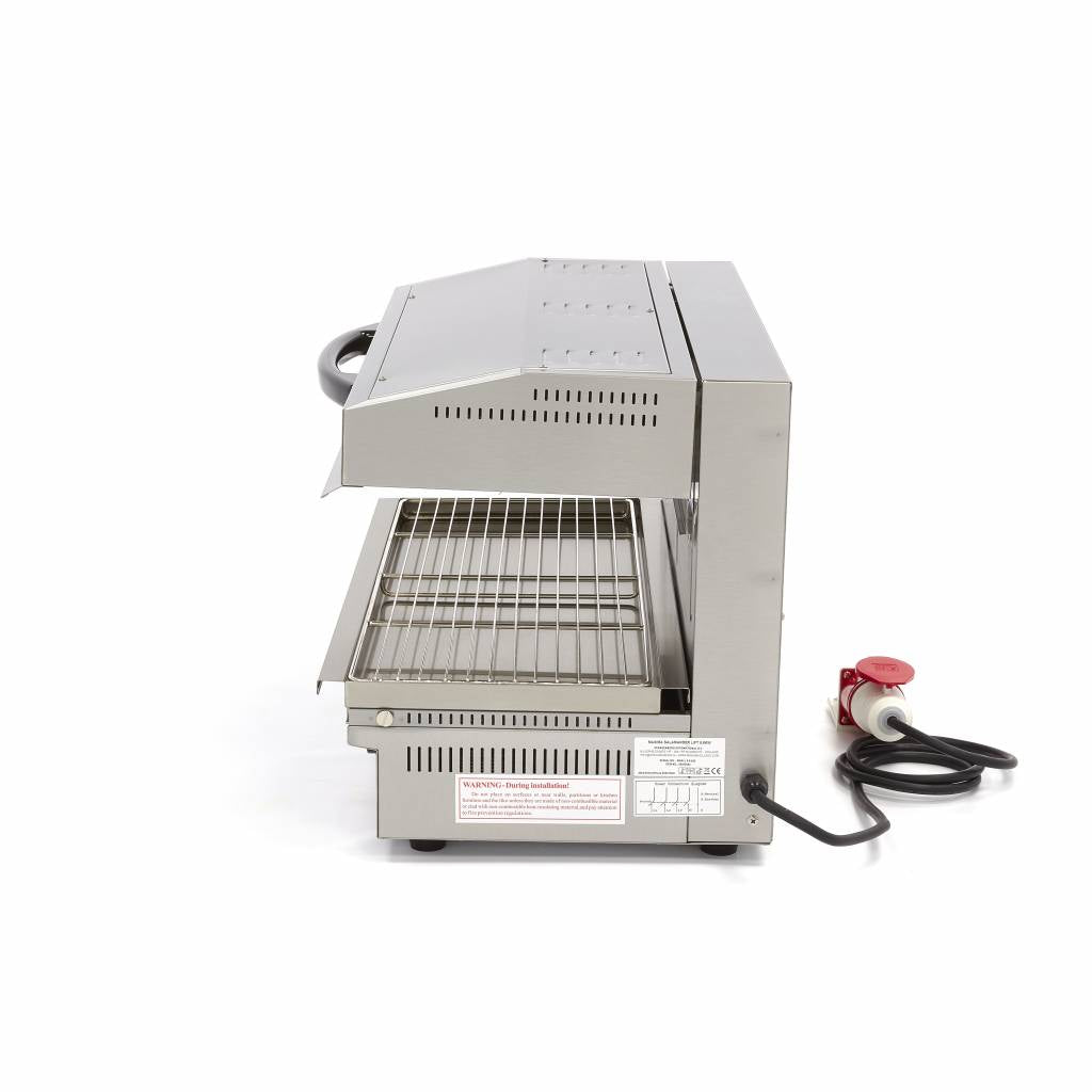 Salamandre grill - 79 x 32 cm - 5600W - avec élévateur