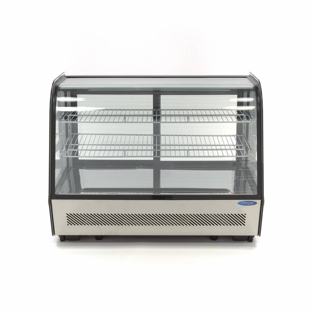 Vitrine à gâteaux - 160 L - 88 cm - portes coulissantes arrière
