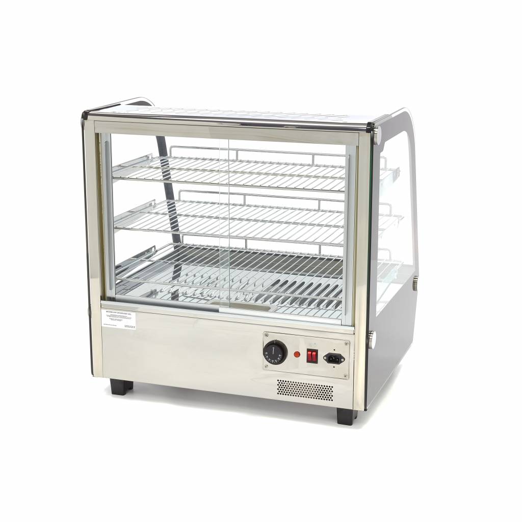 Vitrine chaude - 120 L - 67,8 cm - 3 étagères