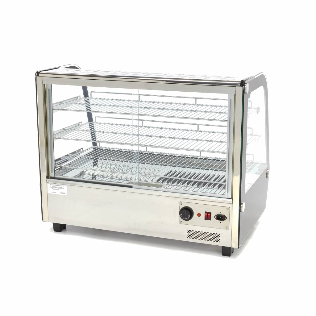 Vitrine chaude - 160 L - 85,6 cm - 3 étagères