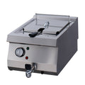 Heavy Duty friteuse - 1 x 12 L - unité simple - profondeur 70 cm - avec robinet de vidange - électrique