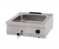 Heavy Duty bain marie - unité double - profondeur 70 cm - gaz