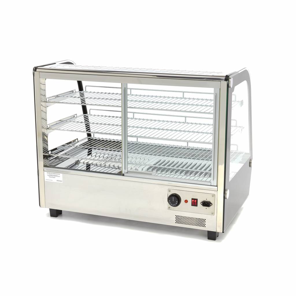 Vitrine chaude - 160 L - 85,6 cm - 3 étagères
