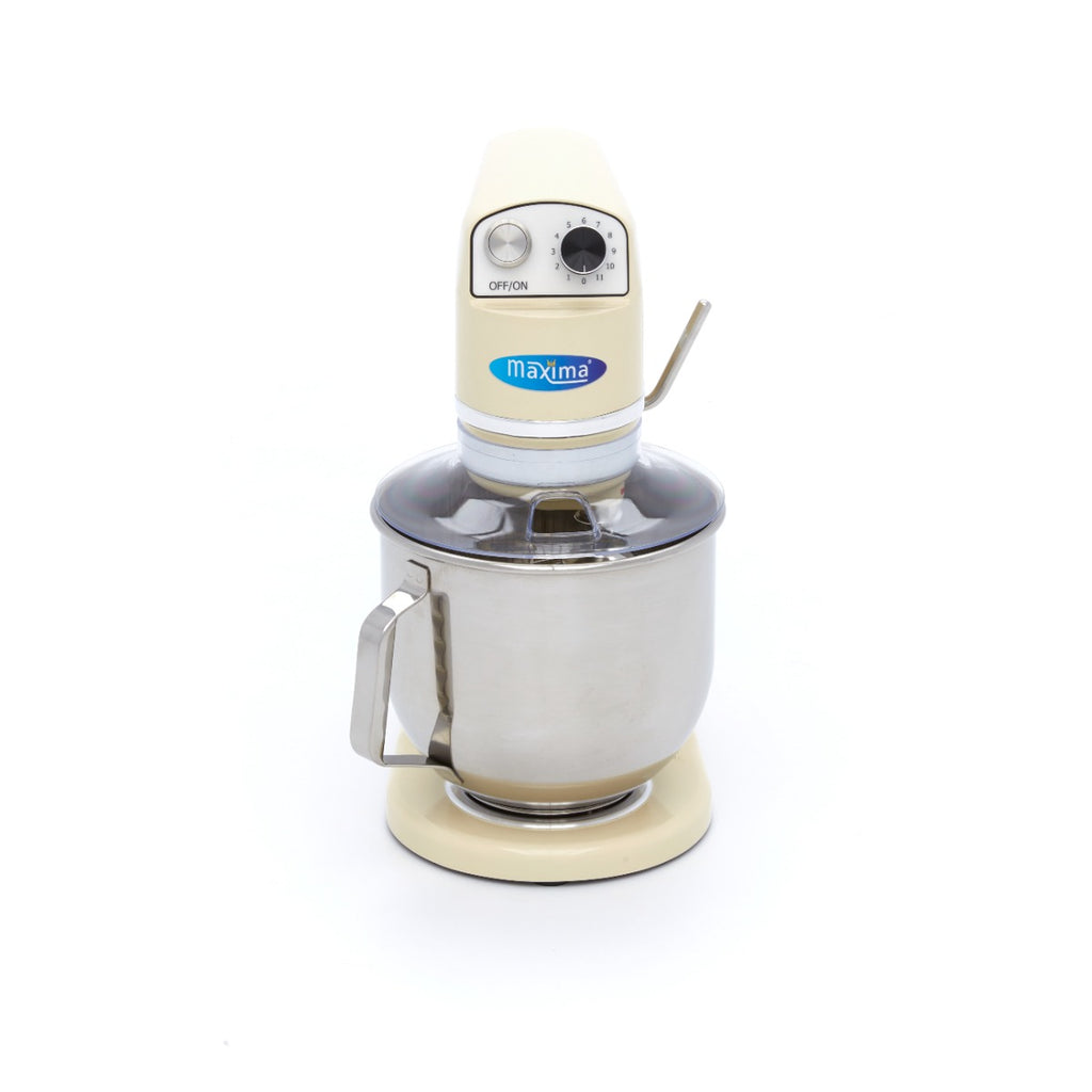 Mixer planétaire - 7 L - jusqu'à 2 kg de pâte - ivoire