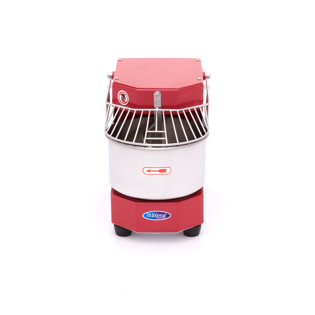 Pétrin à spirale / pétrin à pâte - 8 L - 4,5 kg de pâte - rouge framboise