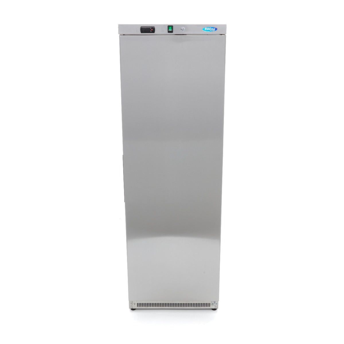 Réfrigérateur - 400 L - 4 étagères réglables - acier inoxydable