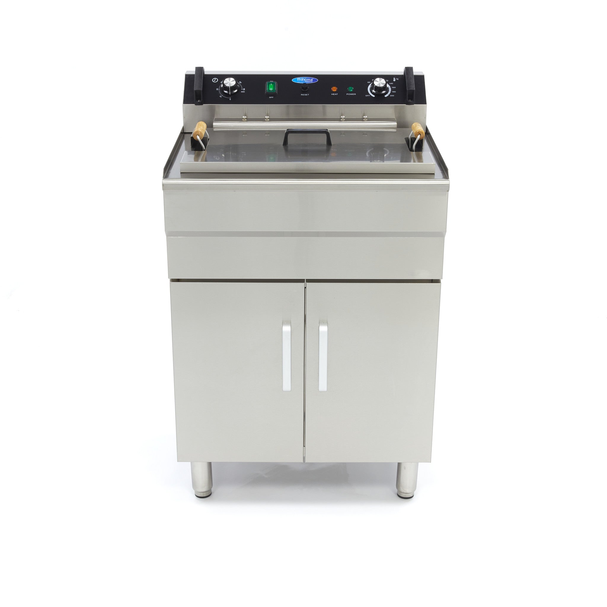 Friteuse - 35 L - 1 panier - avec robinet de vidange - 400V