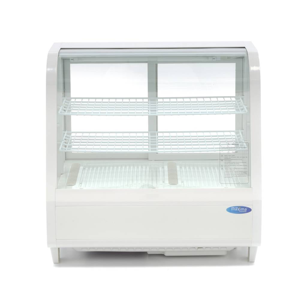 Vitrine à gâteaux - 100 L - 68 cm - blanc