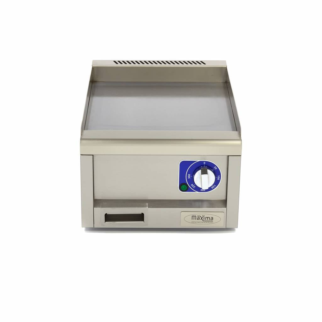 Gril de qualité commerciale - lisse - unité simple - profondeur 60 cm - électrique