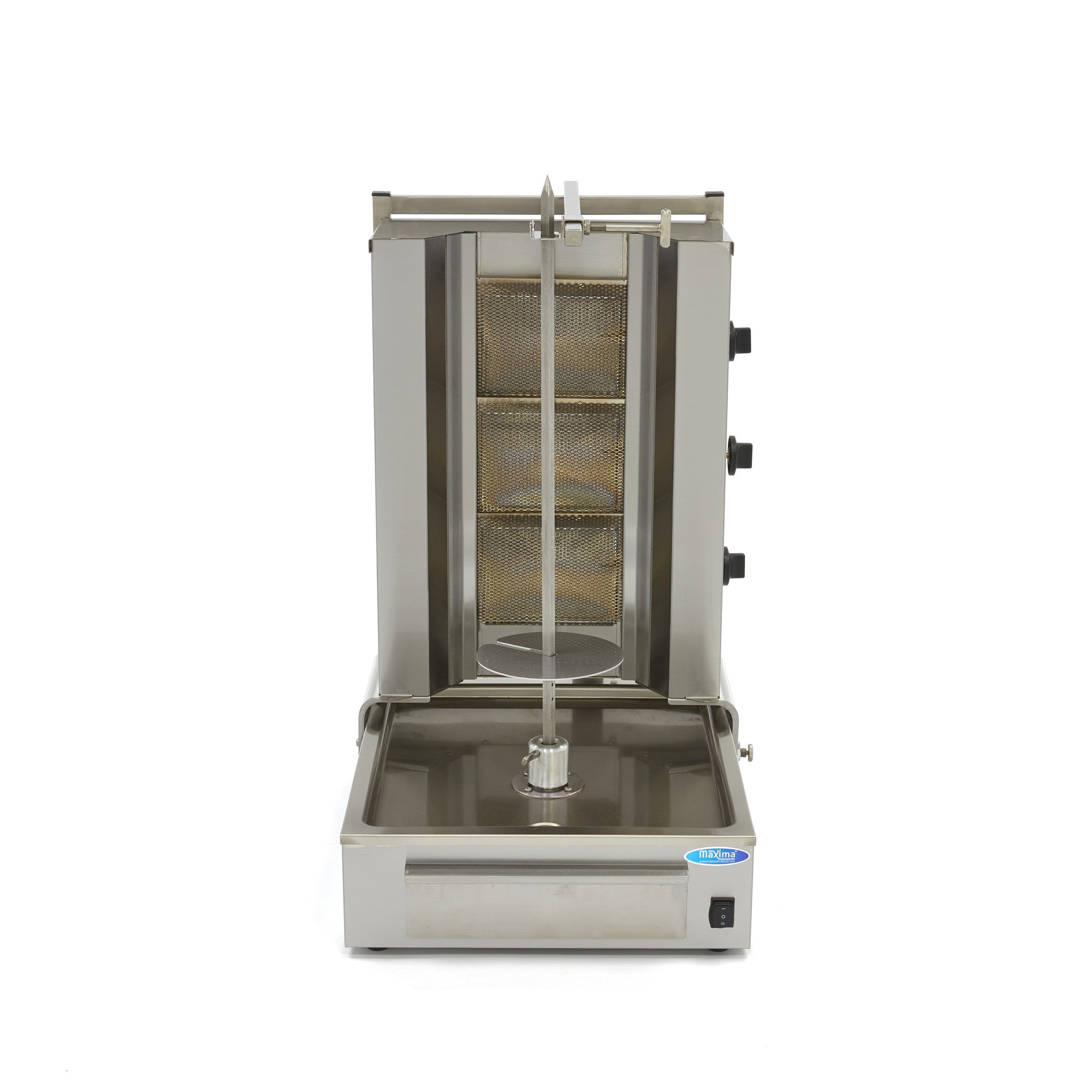 Kebab grill - 3 brûleurs - 40 kg de viande - gaz