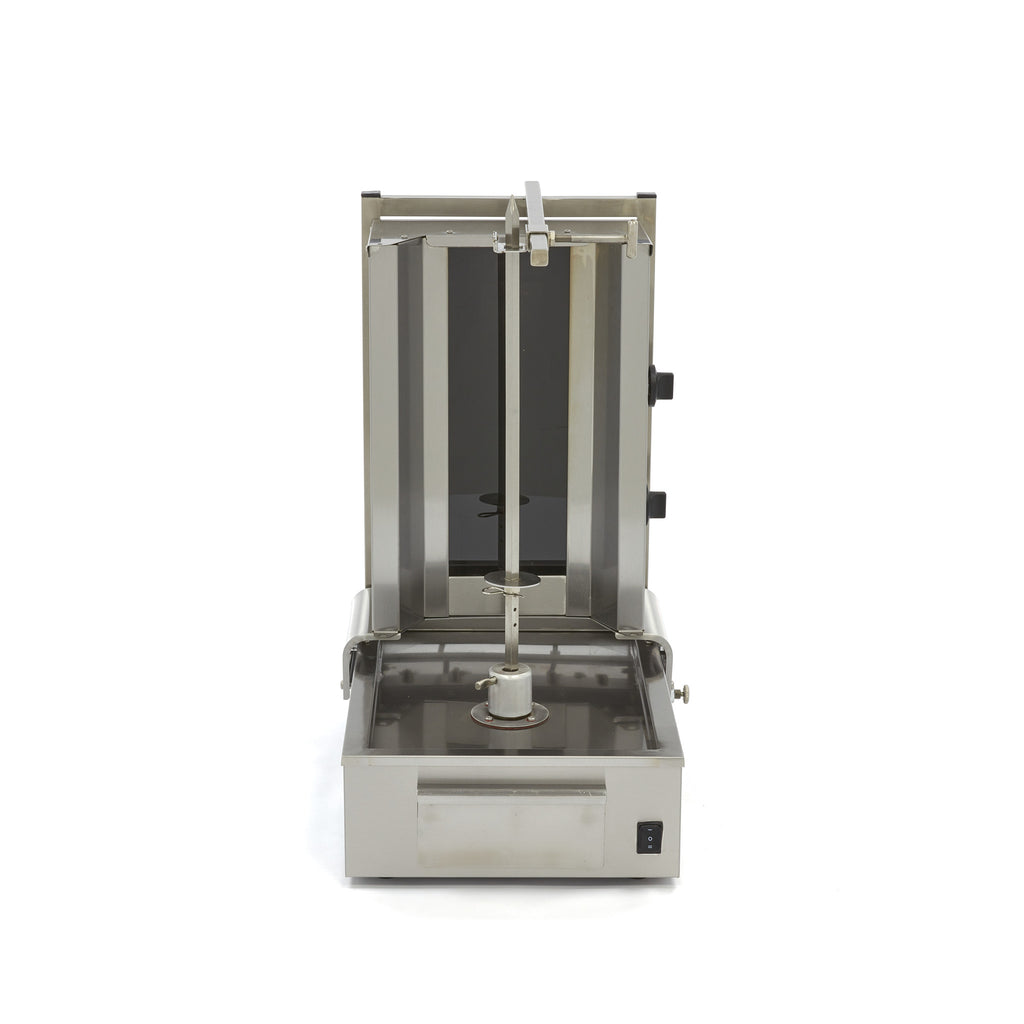 Kebab grill - 2 brûleurs - 20 kg de viande - électrique
