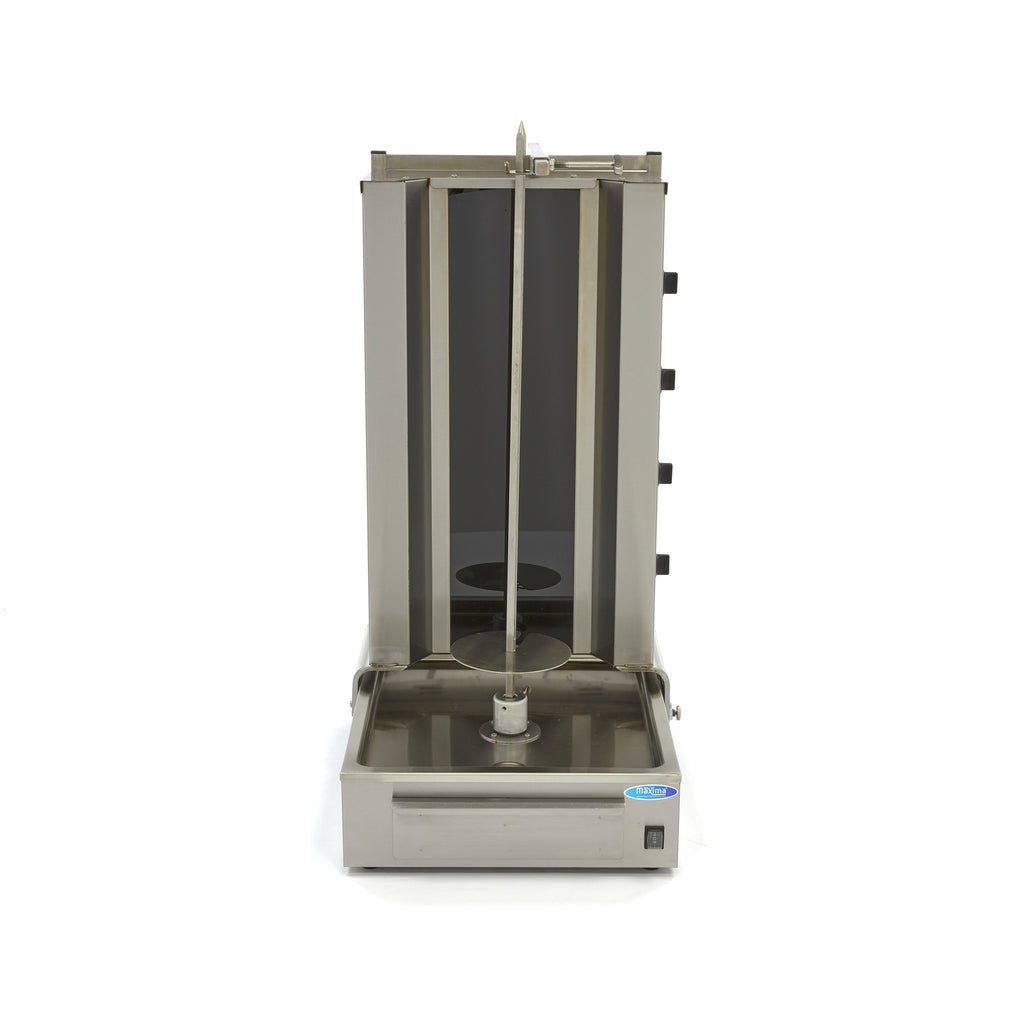Kebab grill - 4 brûleurs - 70 kg de viande - électrique