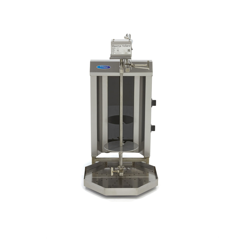 Kebab grill - 2 brûleurs - 20 kg de viande - électrique