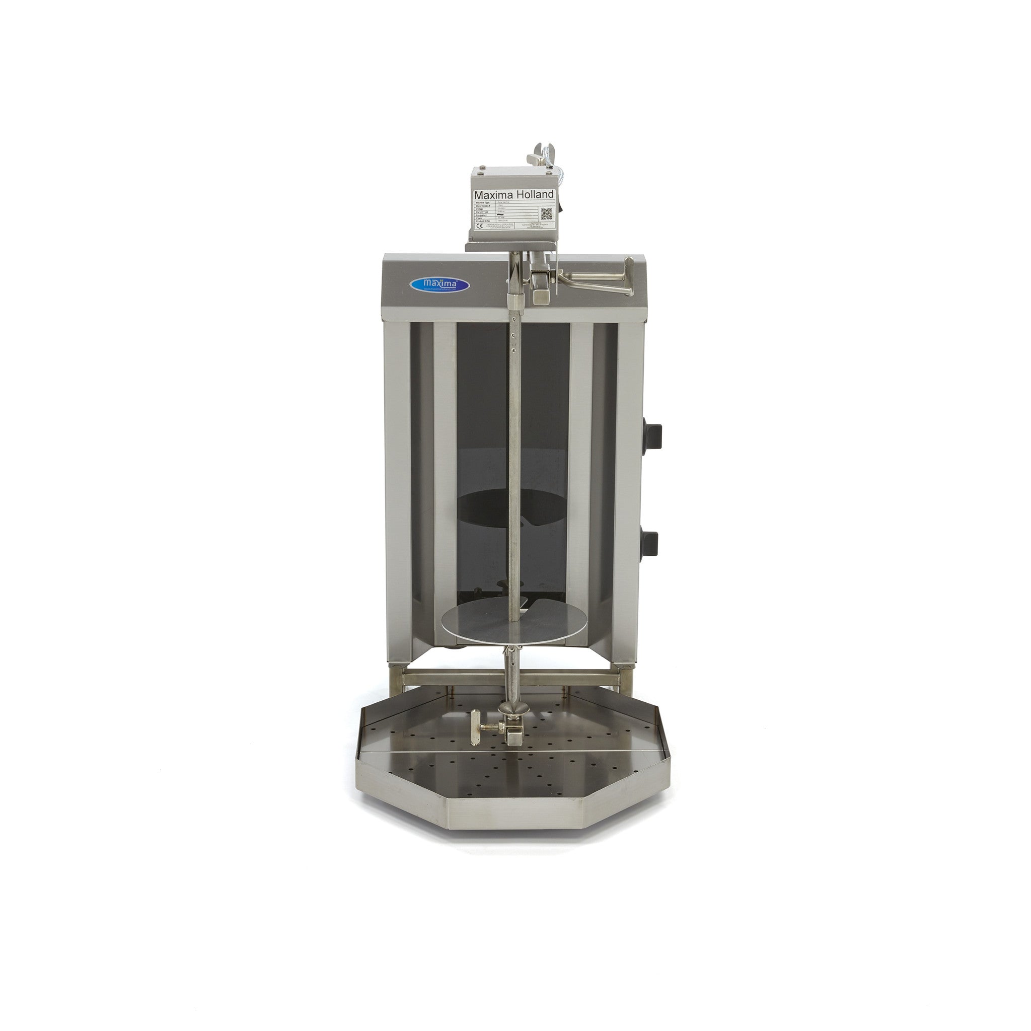Kebab grill - 2 brûleurs - 20 kg de viande - électrique