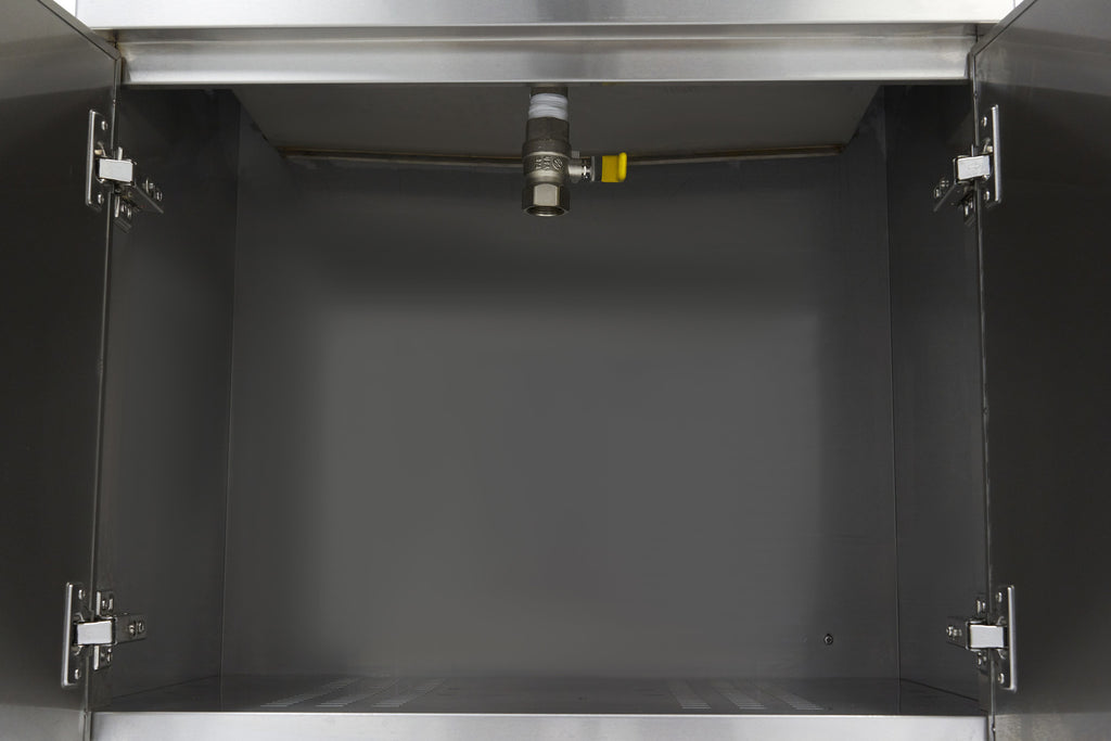 Friteuse - 35 L - 1 panier - avec robinet de vidange - 400V