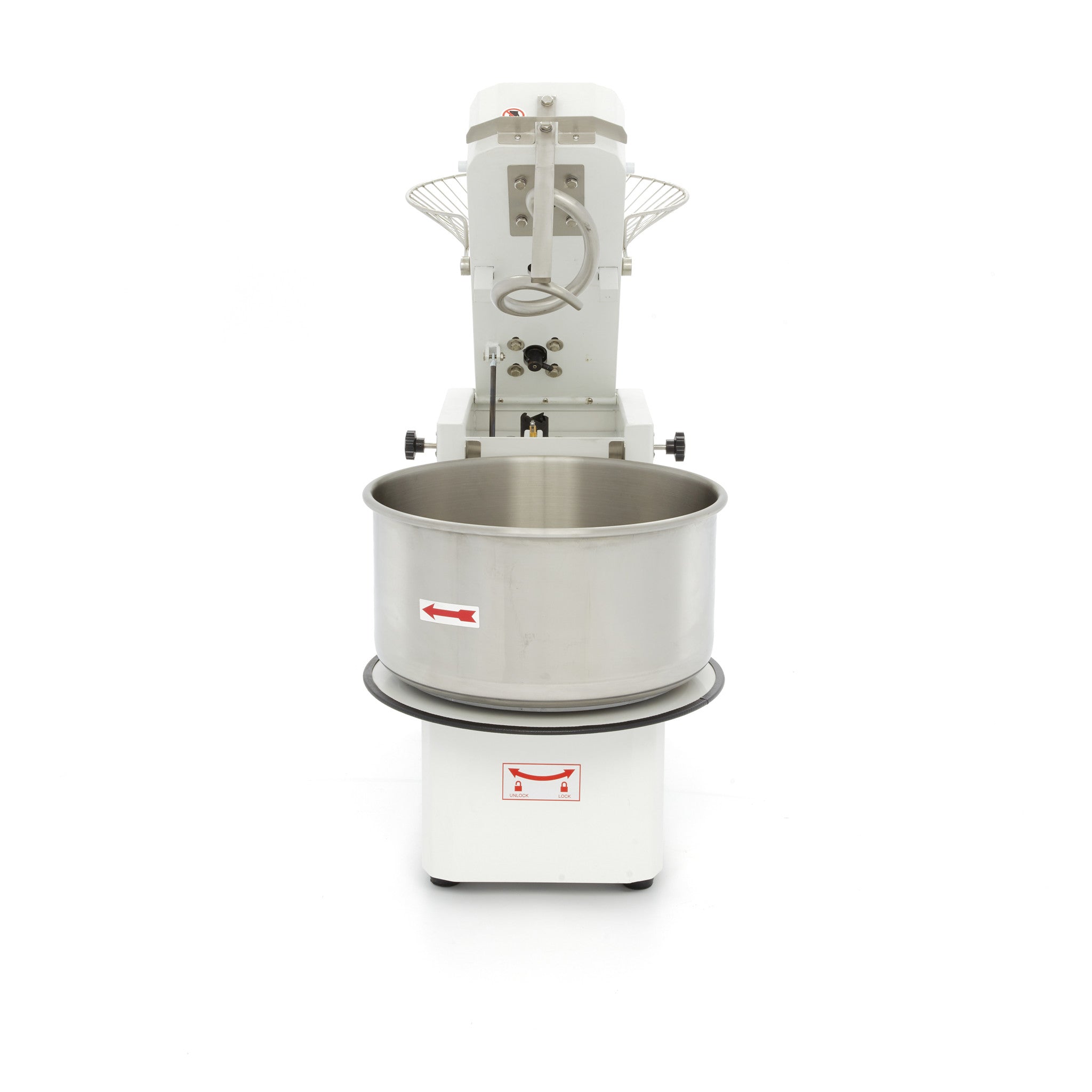Pétrin à spirale / pétrin à pâte - 50 L - 30 kg de pâte - 2 vitesses - bol amovible - 400V