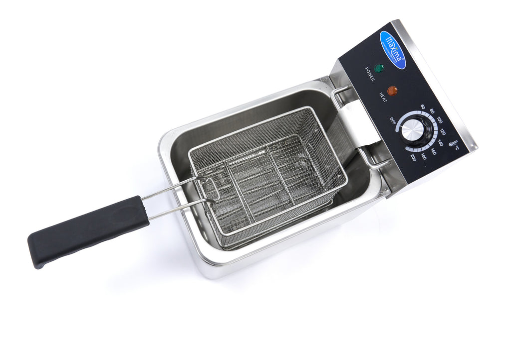 Friteuse - 4 L - 1 panier - jusqu'à 0,8 kg de frites