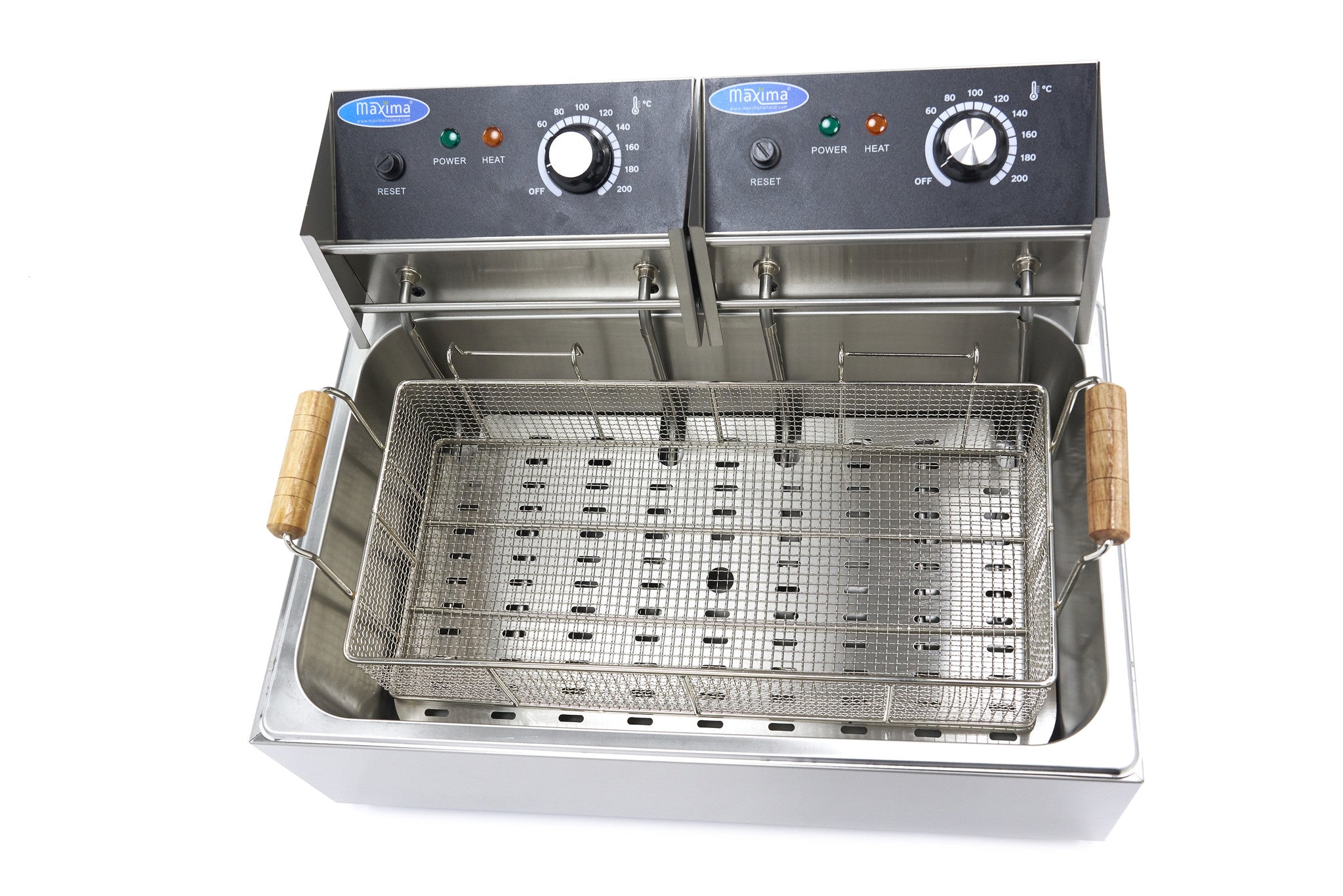 Friteuse - 15 L - 1 panier - jusqu'à 3 kg de frites