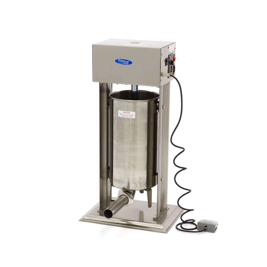 Poussoir à saucisses - 15 L - automatique - verticale - incl 4 tubes de remplissage
