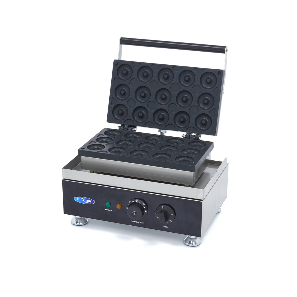 Machine à beignets - 15 mini beignets - Ø5 cm - avec minuterie intégrée
