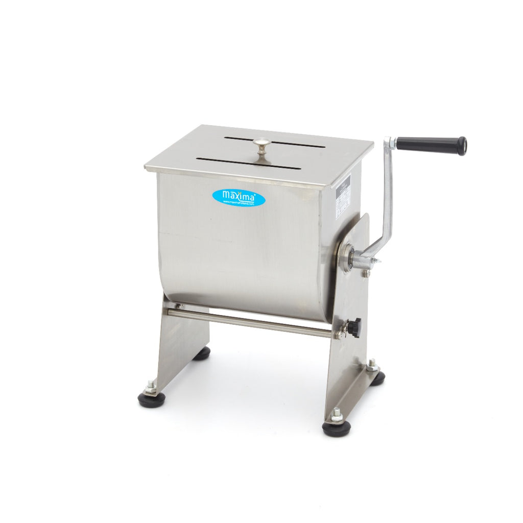 Mélangeur à viande - 10 L - 7,5 kg viande - bol basculant - manuel