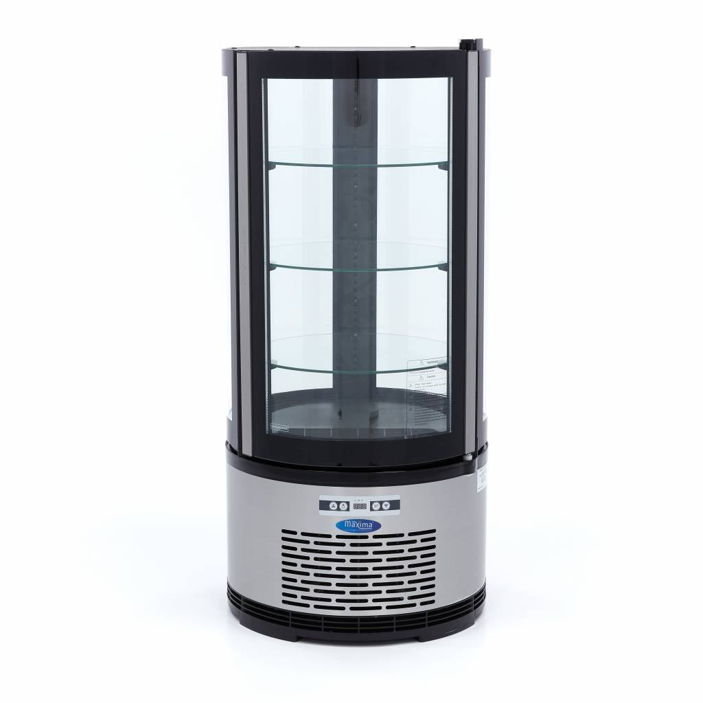 Vitrine à gâteaux - 100 L - 48 cm - ronde