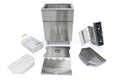Friteuse - 35 L - 1 panier - avec robinet de vidange - 400V