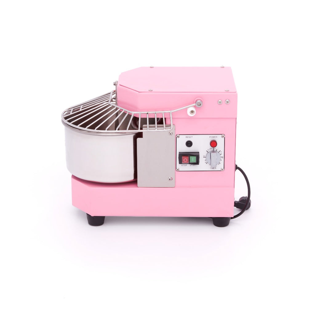 Pétrin à spirale / pétrin à pâte - 8 L - 4,5 kg de pâte - rose