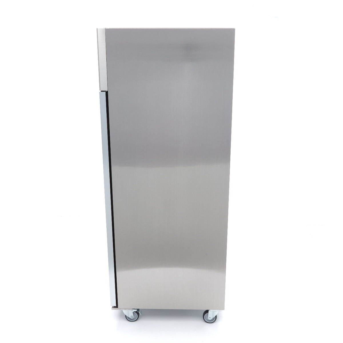 Réfrigérateur - 1200 L - 6 étagères réglables (2/1 GN) - acier inoxydable - avec porte en verre