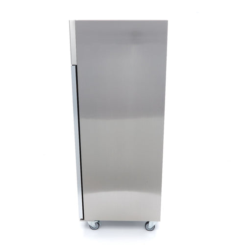 Congélateur - 1400 L - 6 étagères réglables (2/1 GN) - acier inoxydable - avec portes en verre