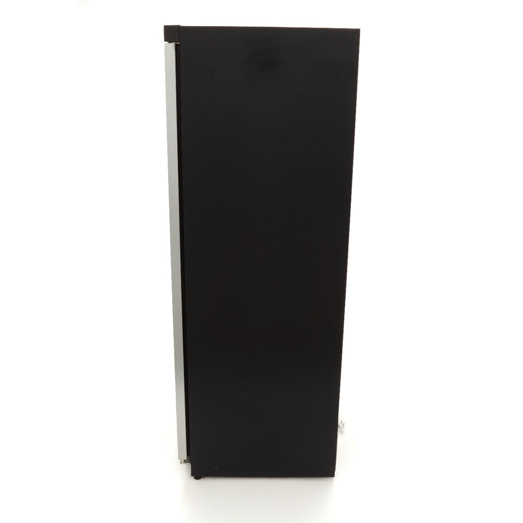 Réfrigérateur - 600 L - noir - avec porte en verre