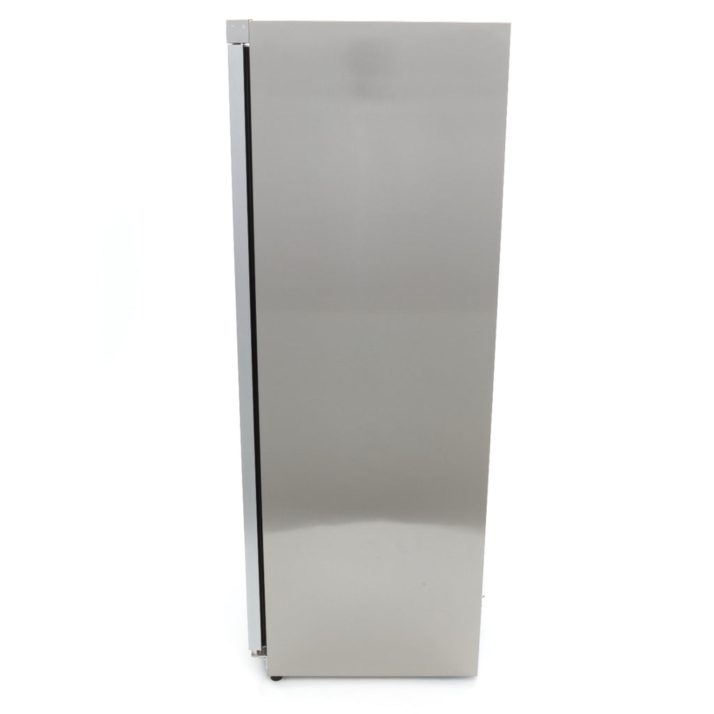 Réfrigérateur - 600 L - acier inoxydable - avec porte en verre