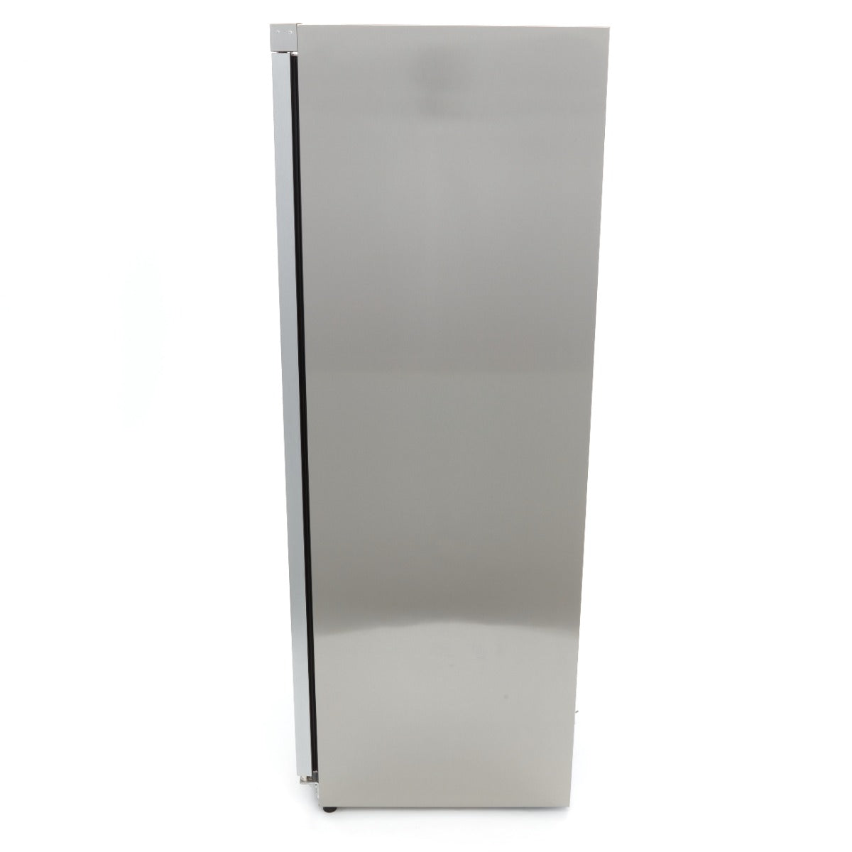 Réfrigérateur - 600 L - acier inoxydable - avec porte en verre