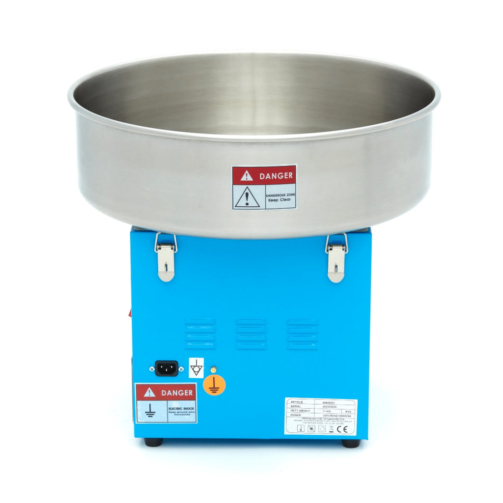 Machine à barbe à papa - Ø 52cm - bleu