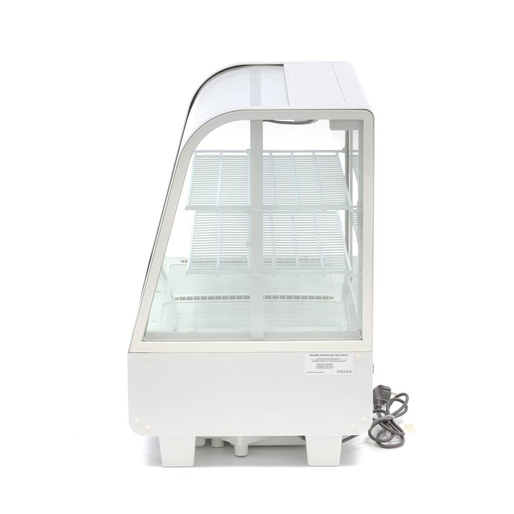 Vitrine à gâteaux - 100 L - 68 cm - blanc
