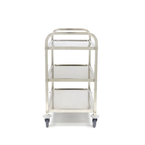 Chariot en acier inoxydable - 3 étagères