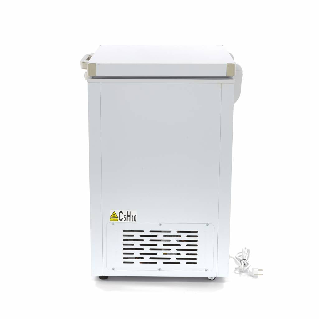 Congélateur coffre - 93 L - 2 roues - compact