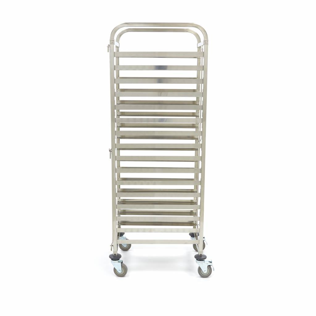 Chariot à plateaux - boulangerie - s'adapte à 16 plateaux (60 x 40c m) - excl plateaux