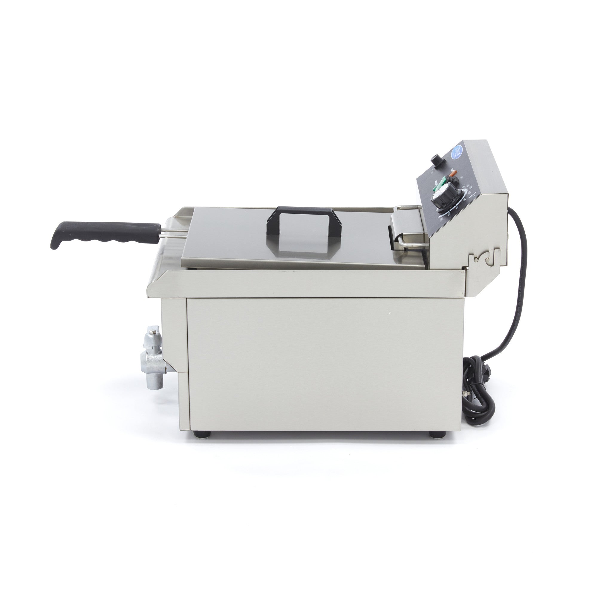 Friteuse - 13 L - 1 panier - avec robinet de vidange