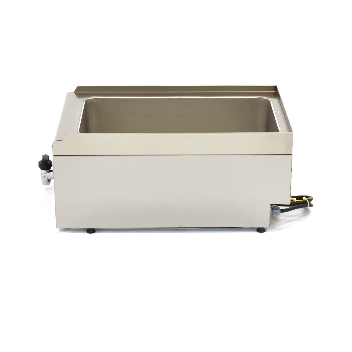 Bain Marie - unité simple - 60 cm - avec robinet de vidange - électrique