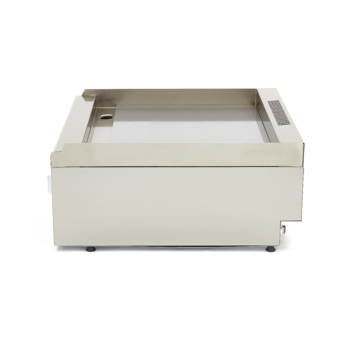Gril de qualité commerciale - lisse - unité double - profondeur 60 cm - gaz