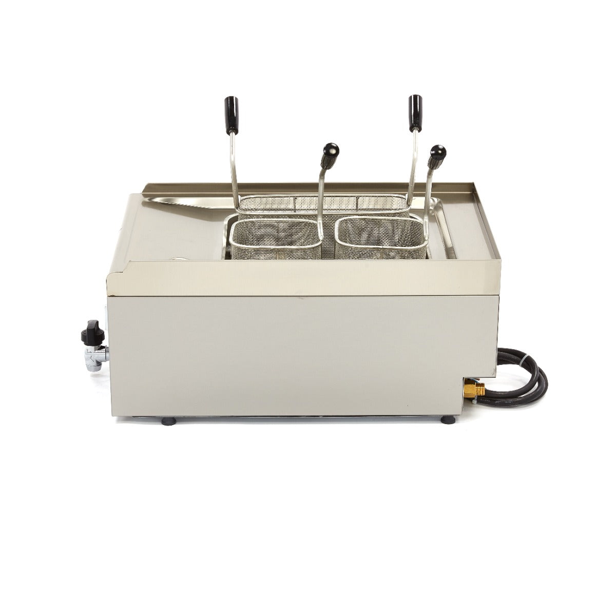 Cuiseur de pâtes de qualité commerciale - 15 L - unité simple - profondeur 60 cm - électrique