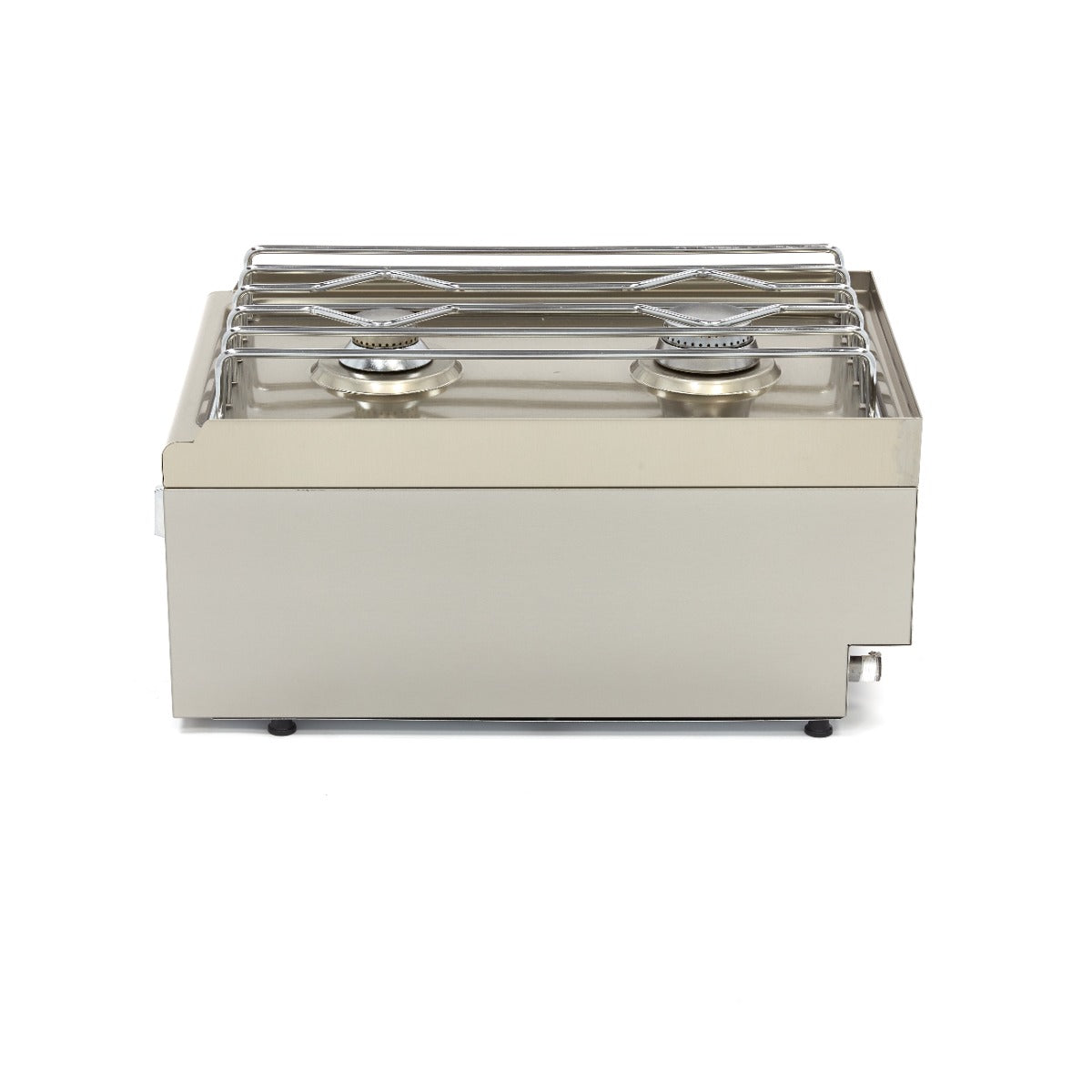 Cuiseur de qualité commerciale - 2 brûleurs - unité simple - profondeur 60 cm - gaz