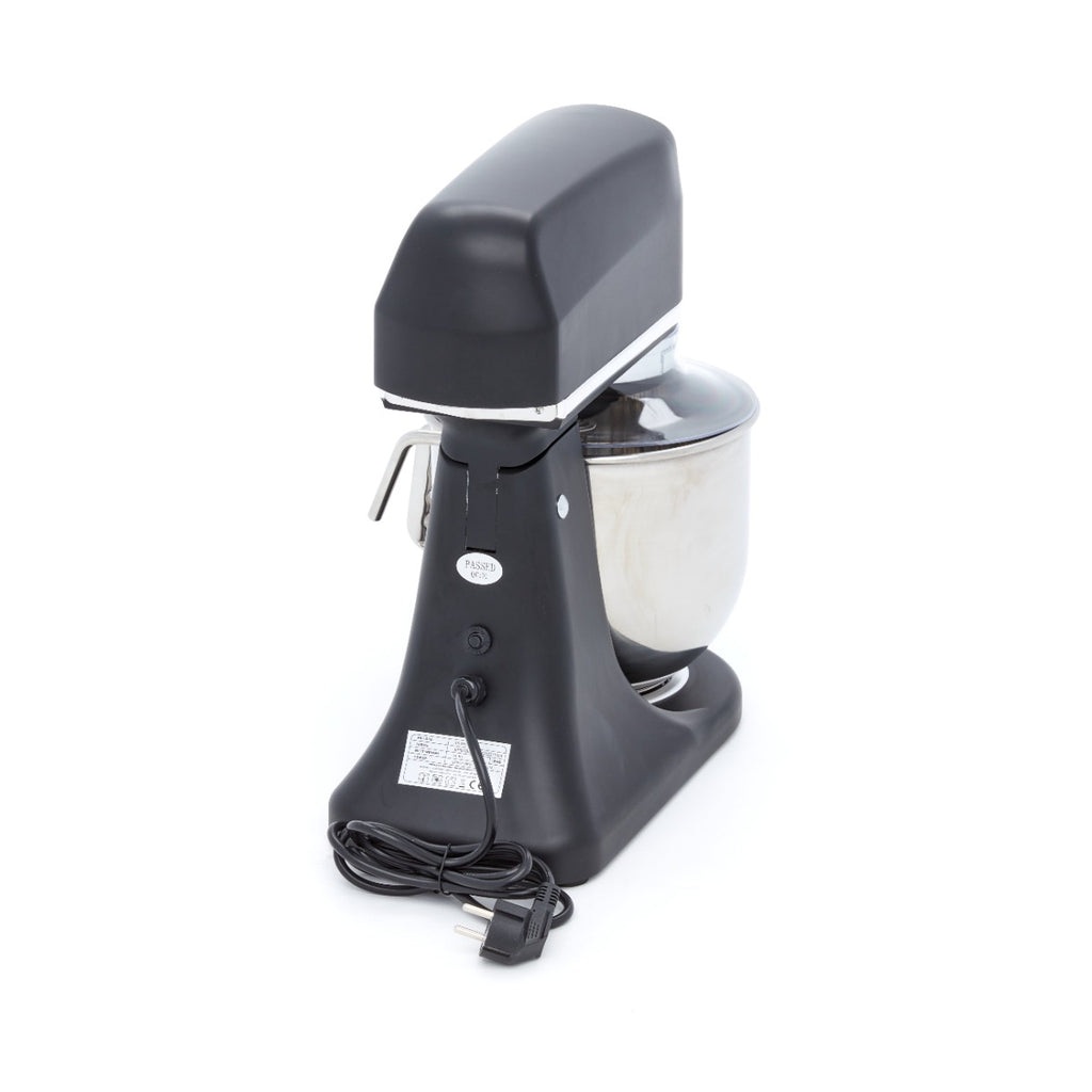 Mixer planétaire - 7 L - jusqu'à 2 kg de pâte - noir mat