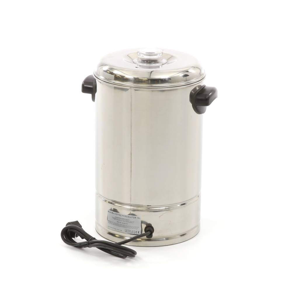 Percolateur à café - 10 L - 80 tasses - filtre à café amovible