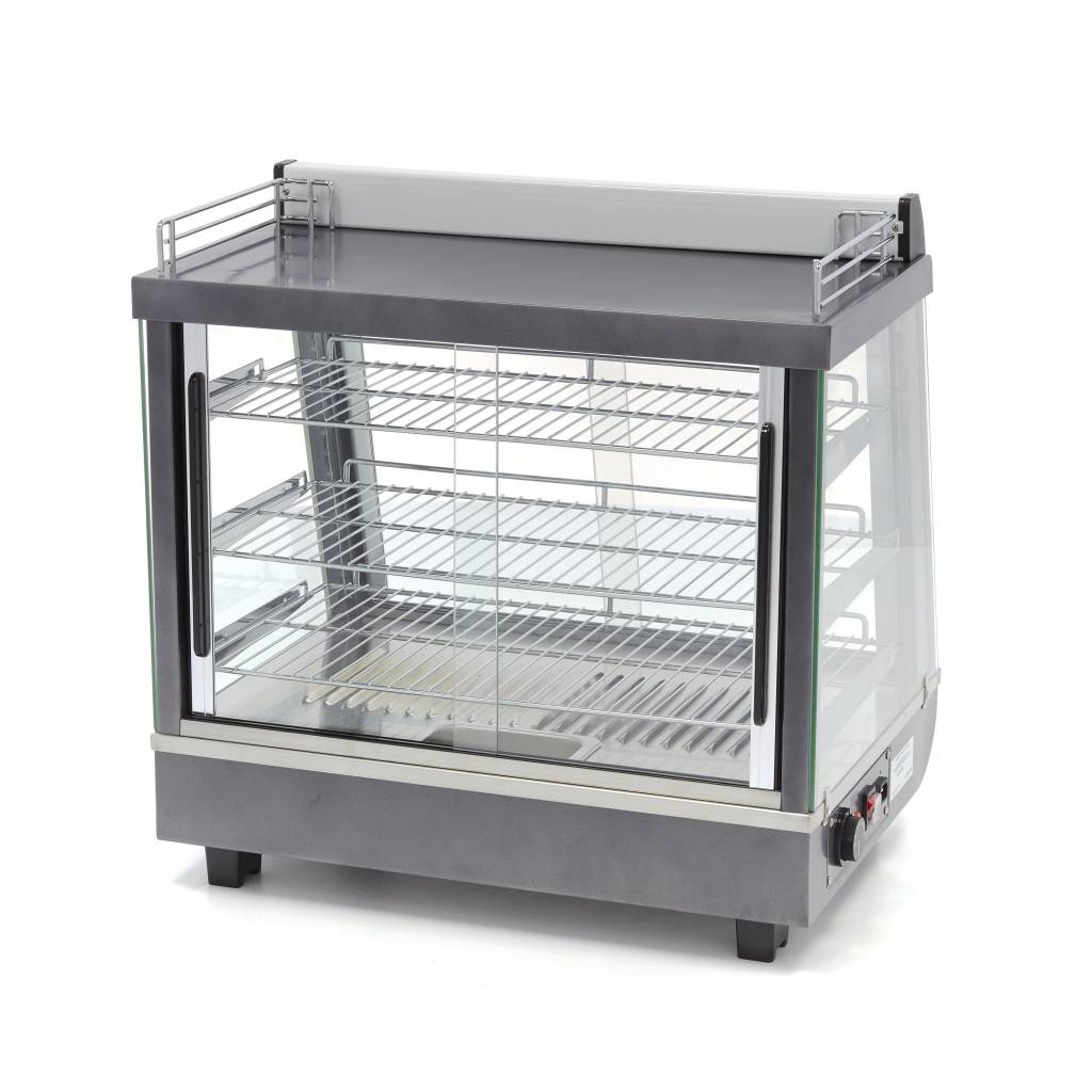 Vitrine chaude - 96 L - 67,5 cm - 3 étagères