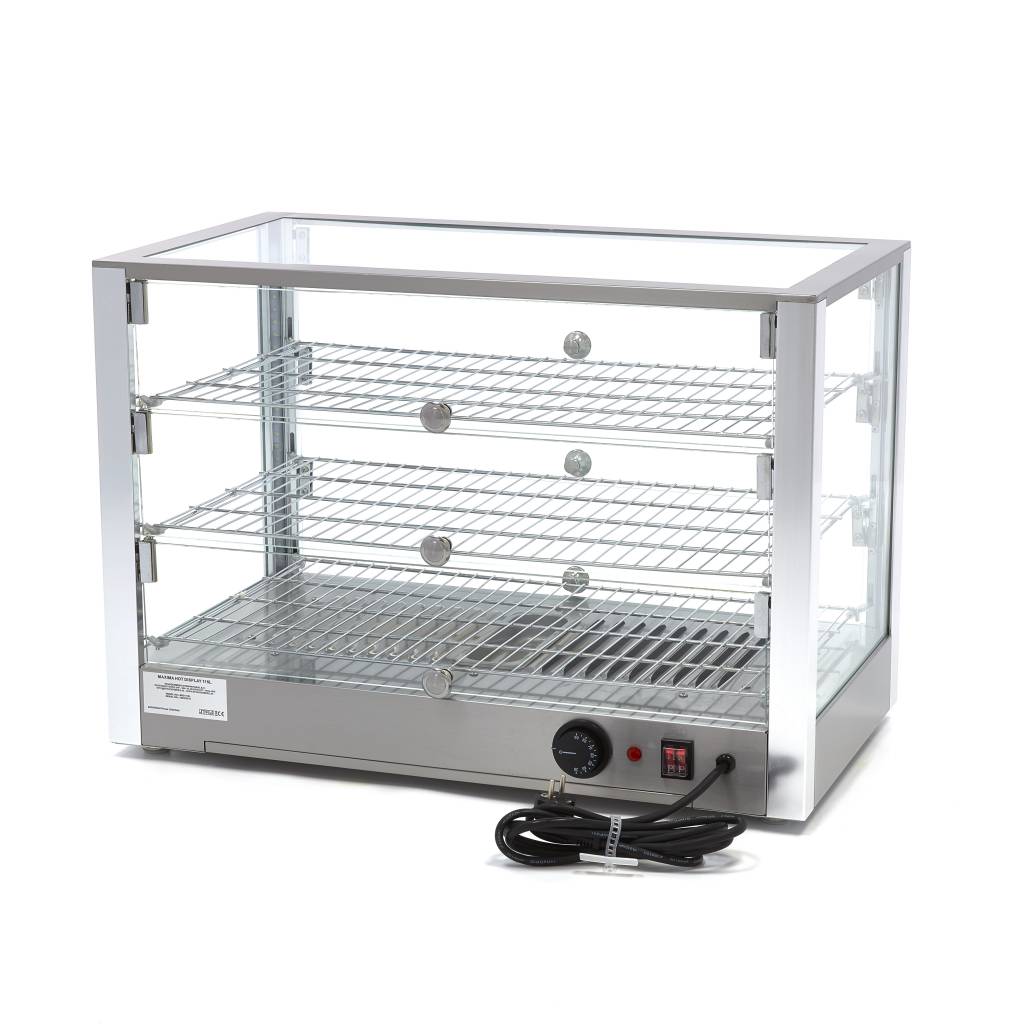 Vitrine chaude - 115 L - 70 cm - 3 étagères