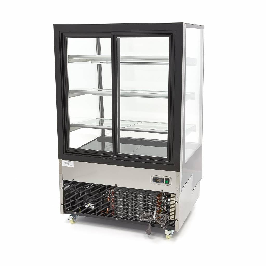 Vitrine à gâteaux - 400 L - 90 cm - sur roues